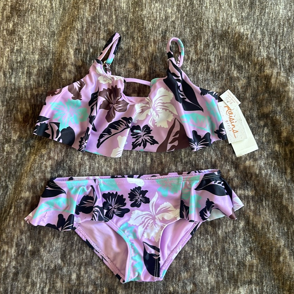 Raisins Girl 2piece Cayucos Set Halter Bikini Swimsuit
